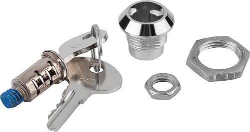 Drehriegel kleine Ausführung Zink Schlüssel - K0520.131 - bekommst Du bei ★ HUG Technik ✓