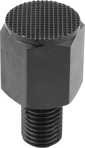 Positionsfuß M06X11 H=10, Form:D Vergütungsstahl, SW=10 - K0299.406010 - bei HUG Technik ♡