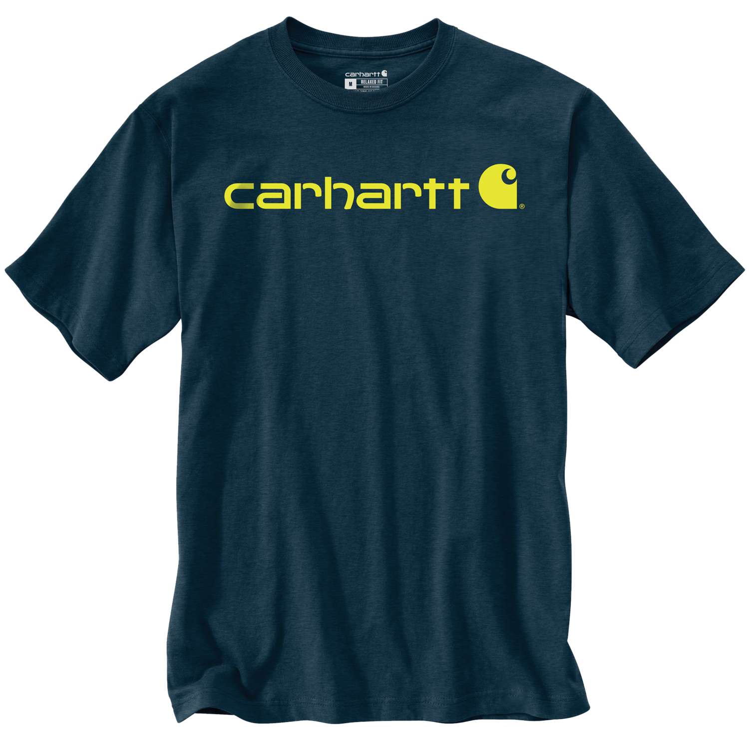 carhartt® Herren-T-Shirt »CORE LOGO T-SHIRT S/S« - Gr. L, night blue heather - bei HUG Technik ☆