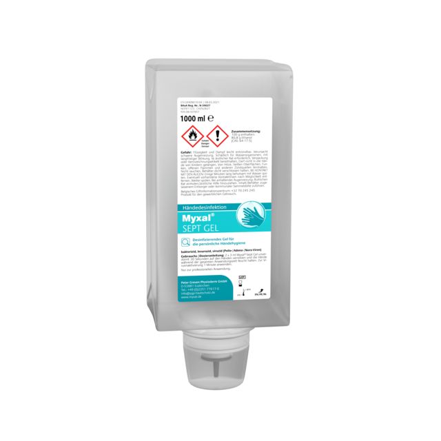 Händedesinfektion MYXAL® SEPT - erhältlich bei ♡ HUG Technik ✓