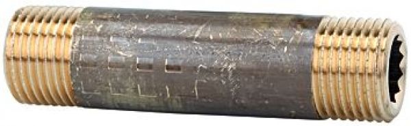 Rohrdoppelnippel G 1 1/2, L 100, Messing blank - gibt’s bei HUG Technik ✓