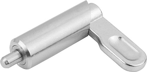 Produktbild Sperrriegel glatte Ausführung D1=10, Form: E Edelstahl, D=4 - K0640.1080410 - kommt direkt von HUG Technik 😊