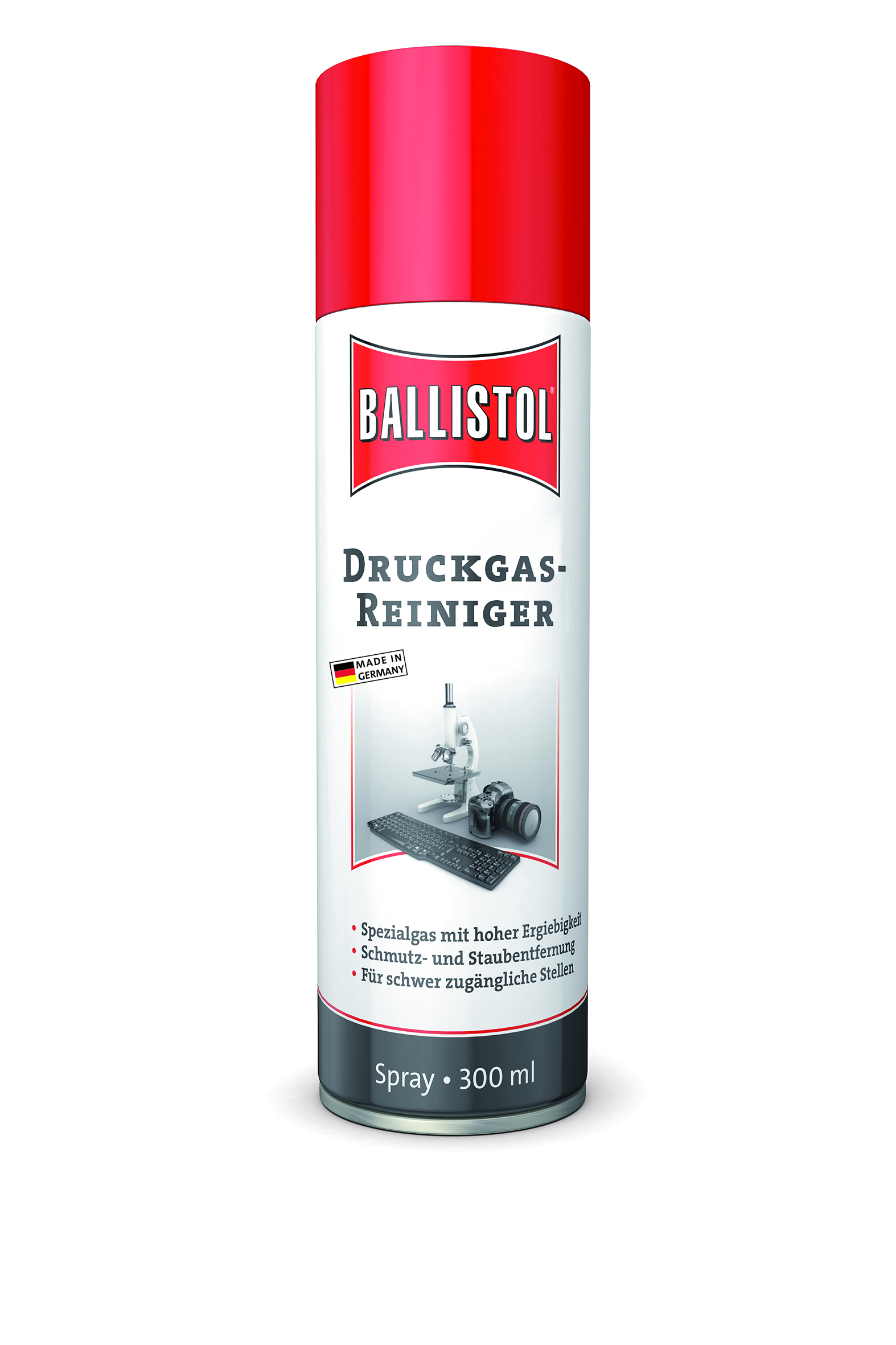 Ballistol Druckgas-Reiniger, 300 ml, Vorderseite