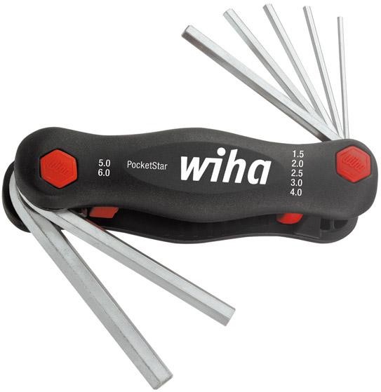 Wiha® Winkelschraubendreher 351 PK7 im Klapphalter PocketStar, 7-teilig 1,5-6mm - bei HUG Technik ✓