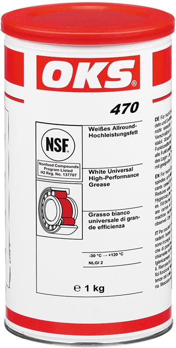 OKS® 470 weißes Allround-Hochleistungsfett - bei HUG Technik ✓