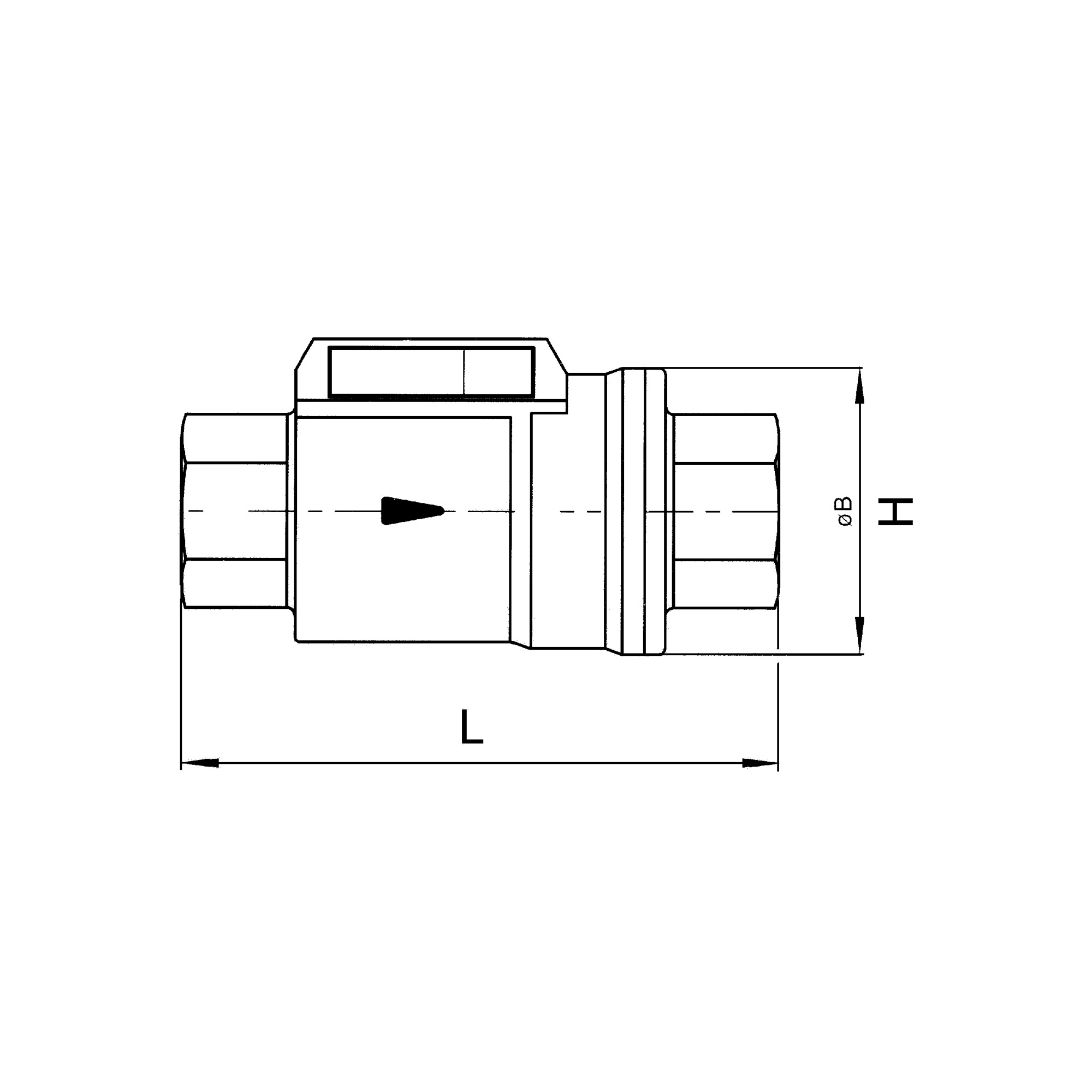 Koaxialventil pneumat. bet., doppeltwirkend, NC, Messing vernickelt, FKM, Rp 1 - bei HUG Technik ✓ ✌
