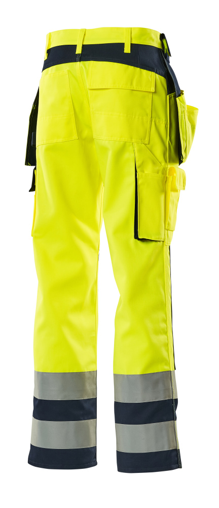 MASCOT® SAFE COMPETE Hose mit Hängetaschen »Almas« Gr. 82/C44, hi-vis gelb/marine - bei HUG Technik ☆