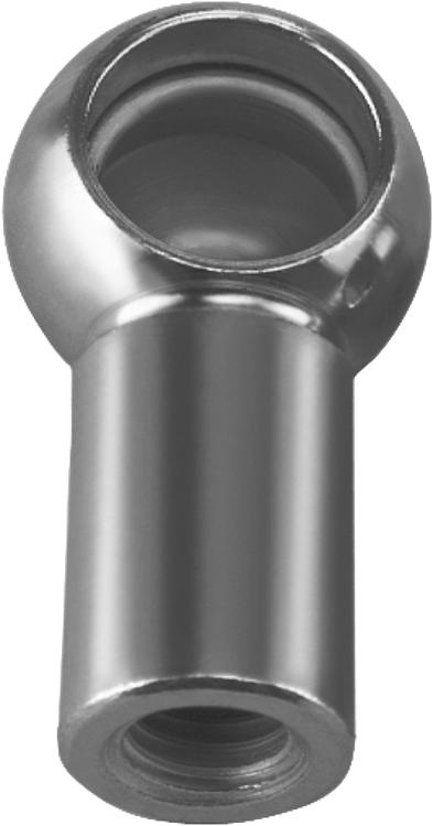 Kugelpfanne für Winkelgelenke M05, Form:A Stahl, D1=8 - K0712.0805 - bekommst Du bei HUG Technik ♡