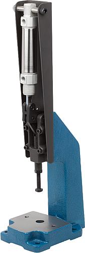 Produktbild Kniehebelpresse Pneumatisch, Form: A, F2=6000, Stahl, Komp: Stahl - K1551.06000 - bei HUG Technik ✭