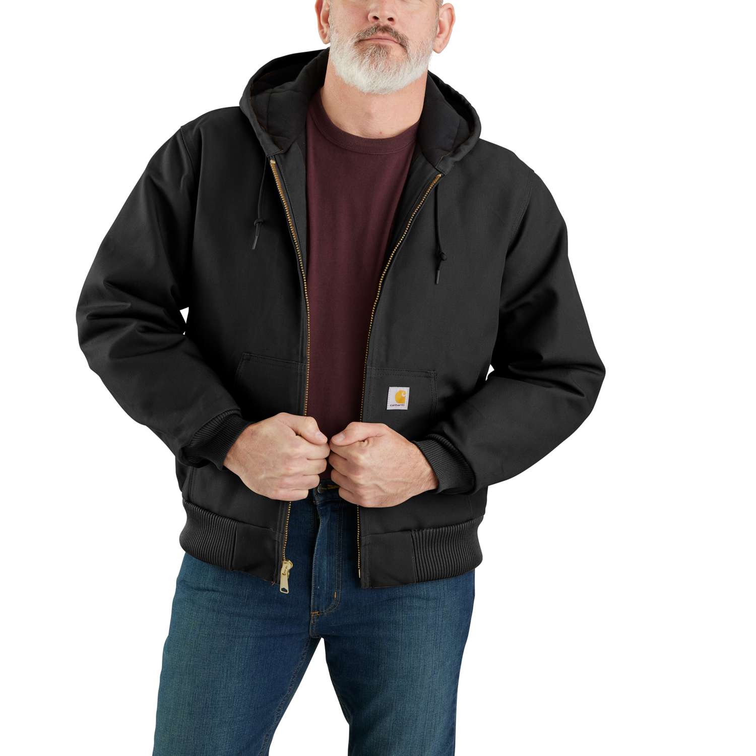 carhartt® Herren Jacke »INSULATED FLANNEL ACTIVE JAC« black - bekommst Du bei ★ HUG Technik ✓