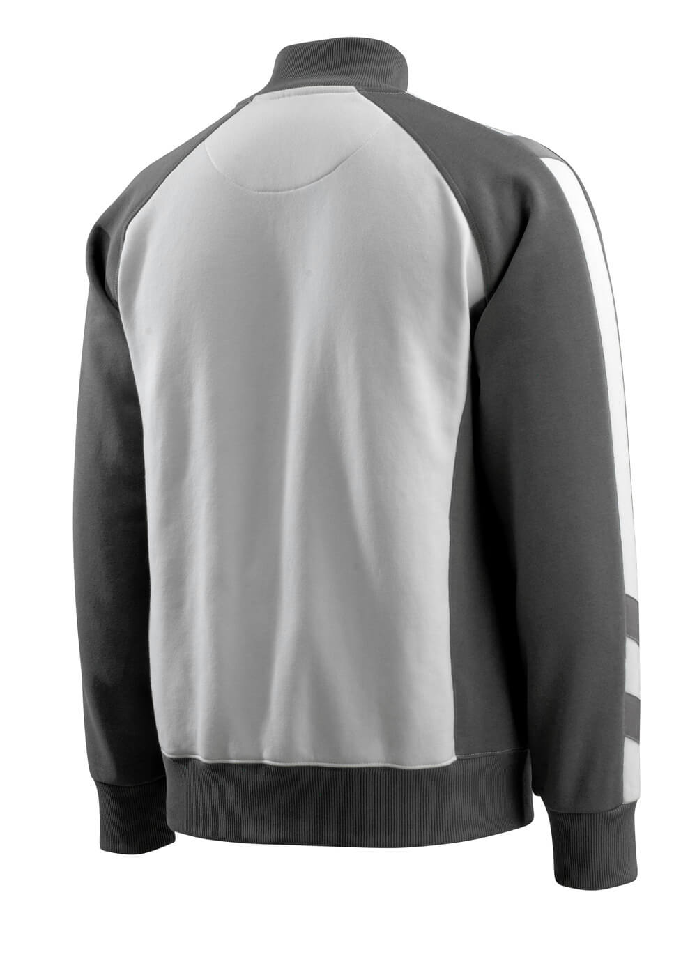 MASCOT® UNIQUE Sweatshirt mit Reißverschluss »Amberg« Gr. 2XL, weiß/dunkelanthrazit - bekommst Du bei HUG Technik ♡