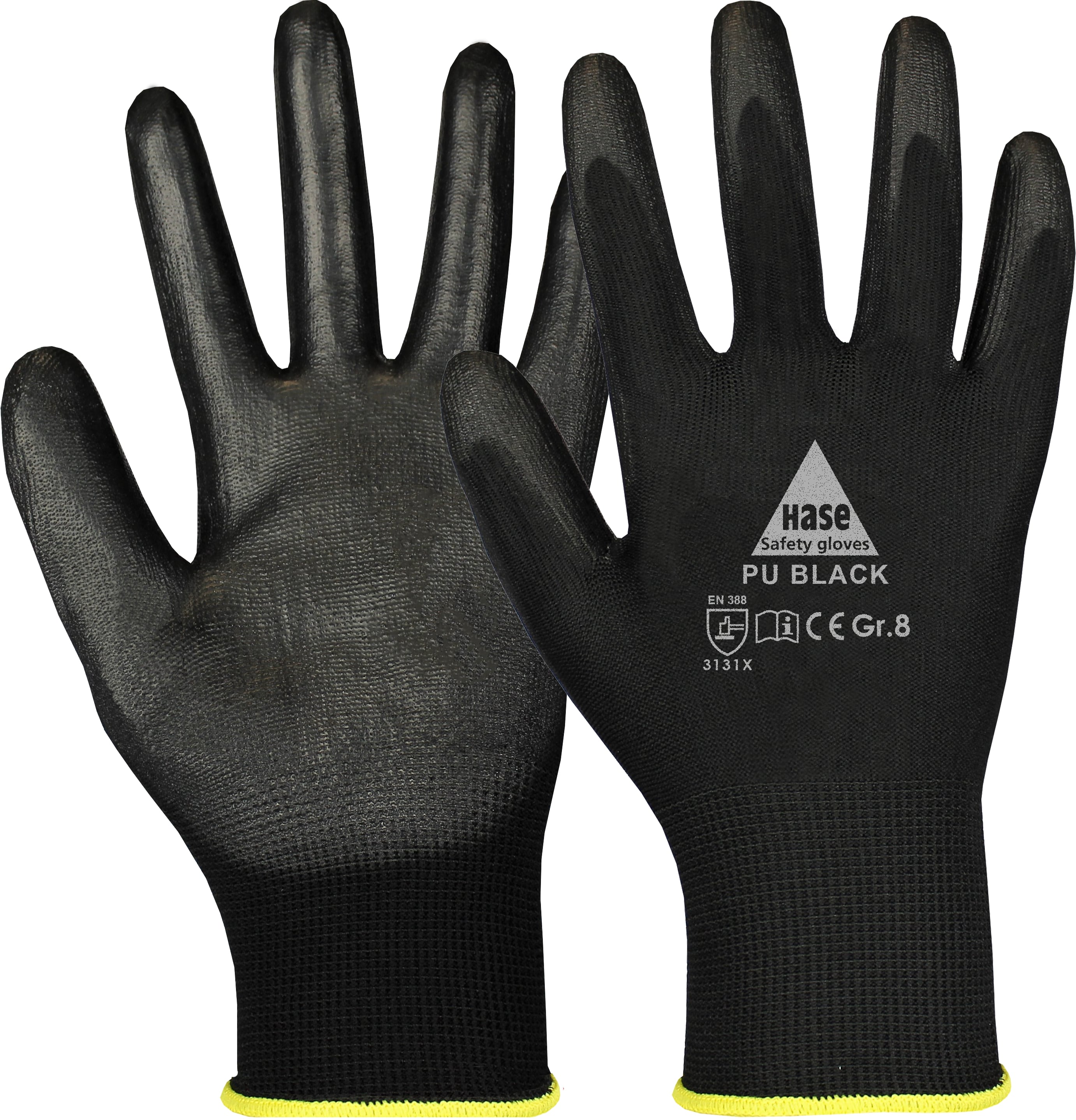 PU, Montagehandschuh aus Polyester/PU, diverse Farben - bei HUG Technik ✭