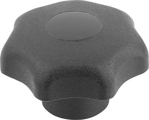 Sterngriff schwarz M 8 40 mm - K0155.208 - direkt bei HUG Technik ✓