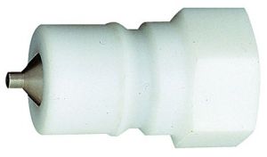 Verschlussnippel beidseitig absperrend, G 1/8 IG, NW 4,3, POM - bei HUG Technik ☆