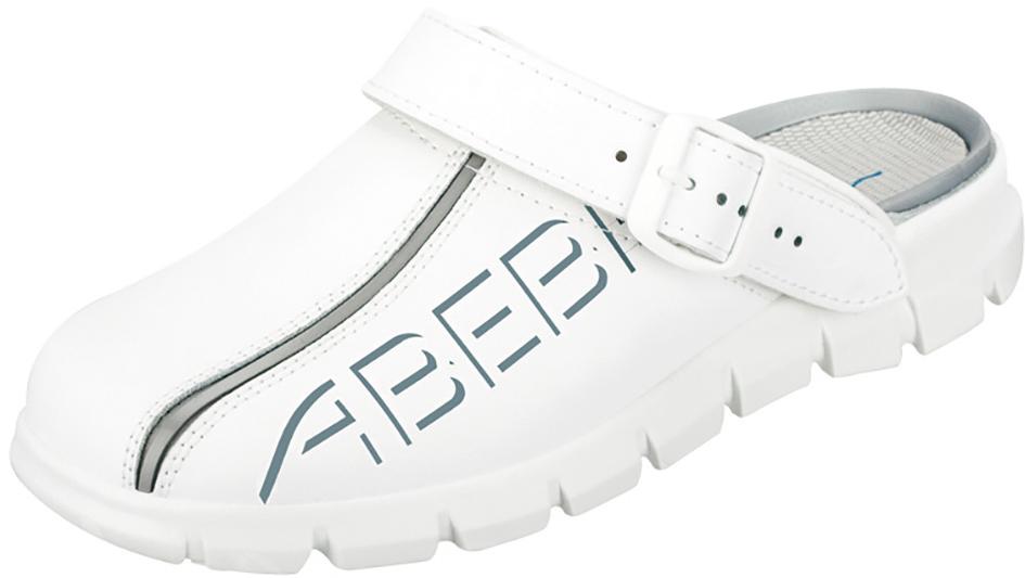 abeba® Clog 7310, OB FO EA SRC, weiss - bei HUG Technik ☆