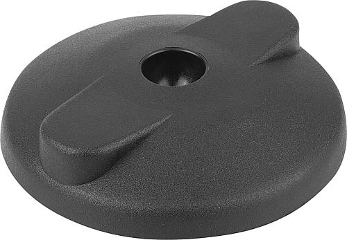 Teller für Gelenkfuss KS 100 mm - K0415.4100 - direkt bei HUG Technik ✓