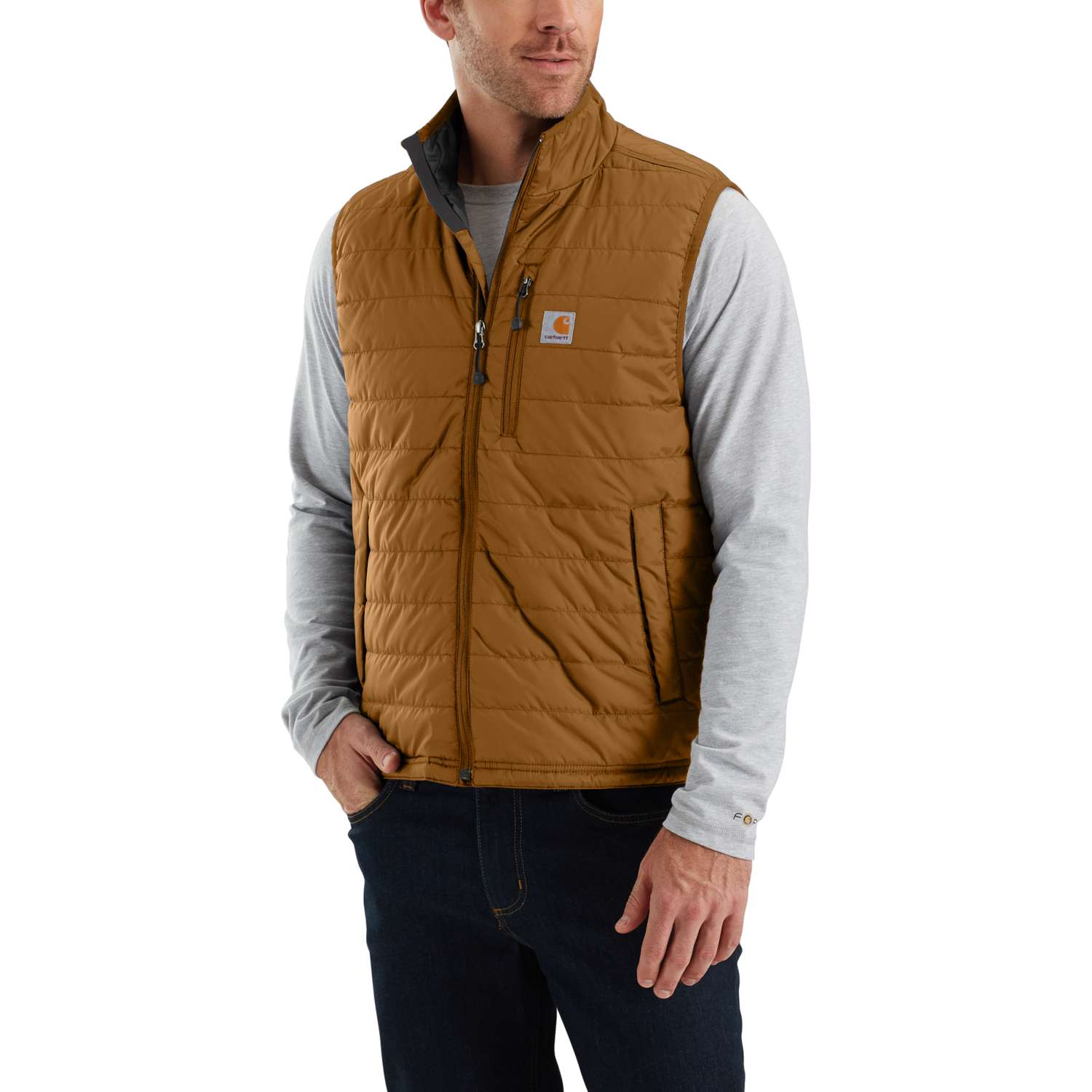 carhartt® Herren Weste GILLIAM VEST carhartt® brown - erhältlich bei ✭ HUG Technik ✓