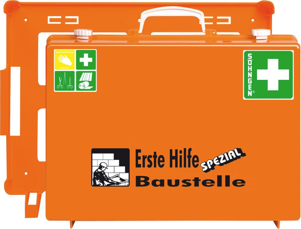 SÖHNGEN® Erste-Hilfe-Koffer Spezial MT-CD Baustelle, orange - bekommst Du bei ★ HUG Technik ✓ SÖHNGEN® Erste-Hilfe-Koffer Spezial MT-CD Baustelle, orange - bekommst Du bei ★ HUG Technik ✓