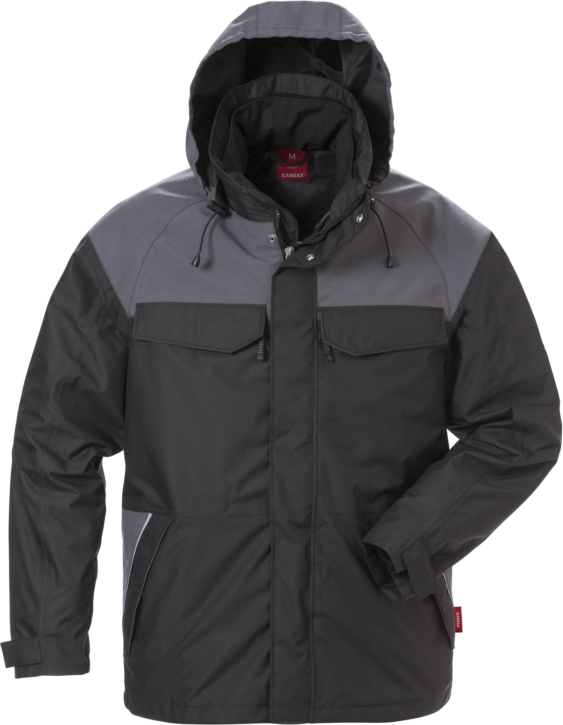 KANSAS®-Icon Airtech® 3in1 Jacke, Gr. S Schwarz/Grau 996, Typ 4056 GTT 🖤 bei HUG Technik ✓