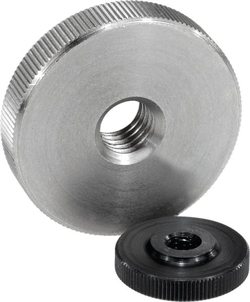 Rändelmutter M08 Automatenstahl - K0144.08 - bei HUG Technik ✭