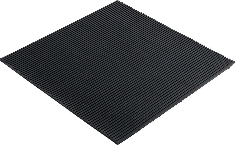 Anti-Vibrations-Matte SBR schwarz, 10 mm, 500 x 500 mm - bei HUG Technik ☆