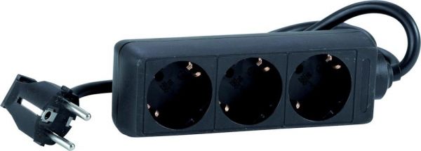 HEDI Steckdosenleiste IP20 1,4m 3-fach H05VV-F3G1,0 - bekommst Du bei ★ HUG Technik ✓ HEDI Steckdosenleiste IP20 1,4m 3-fach H05VV-F3G1,0 - bekommst Du bei ★ HUG Technik ✓