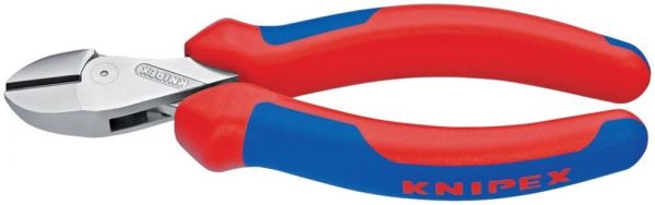 KNIPEX® Kompakt-Seitenschneider verchromt mit Kunststoff-Griffen 160 mm - bei HUG Technik ✭