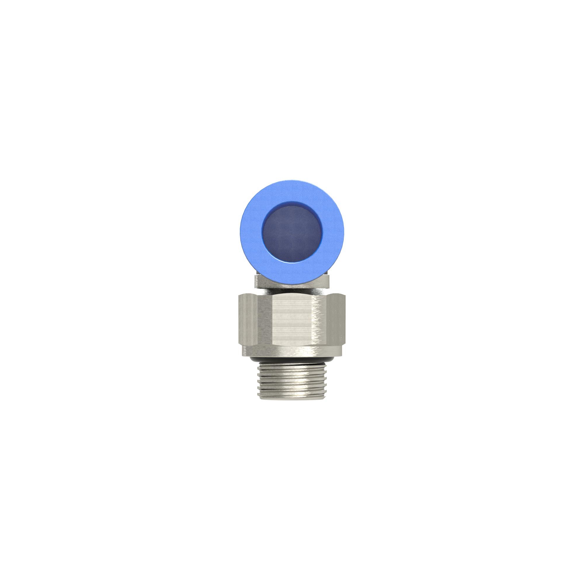 L-Steckverschraubung »Blaue Serie«, drehbar, G 1/2 außen, Ø 10 mm - bei HUG Technik ✭