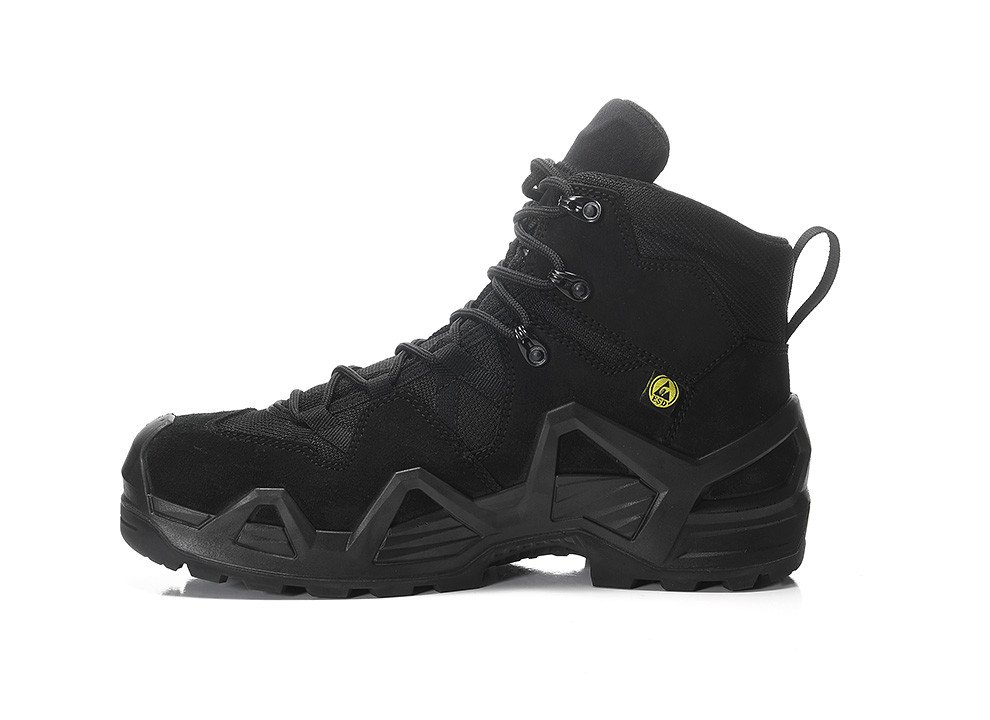 LOWA Sicherheitsschnürstiefel ZEPHYR Work GTX black Mid ESD S3S WR CI - links