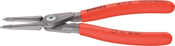 KNIPEX® Sicherungsringzange innen, gerade, grau atramentiert J0 mm - erhältlich bei ♡ HUG Technik ✓
