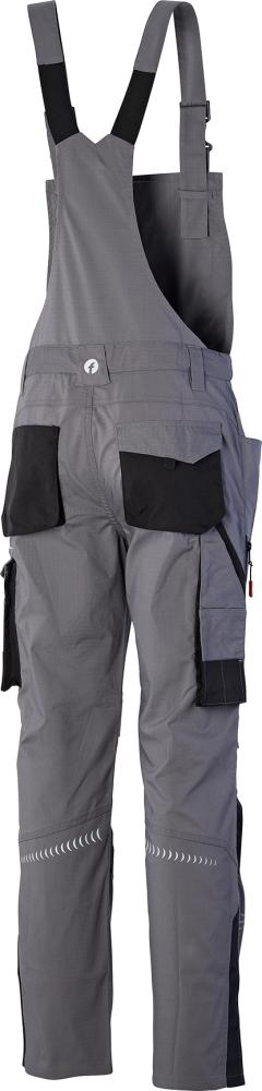 FORTIS Herren-Latzhose Performance, grau-schwarz - erhältlich bei ♡ HUG Technik ✓