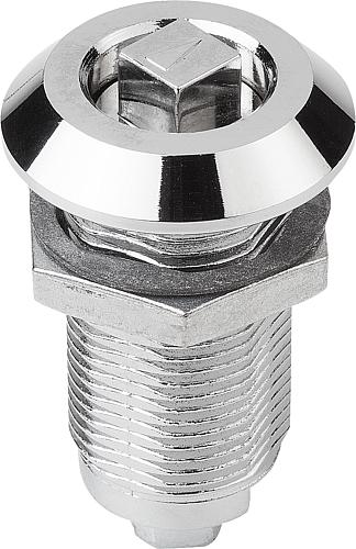 Drehriegel lange Ausführung, Zink verchromt - K1113 - gibt’s bei HUG Technik ✓