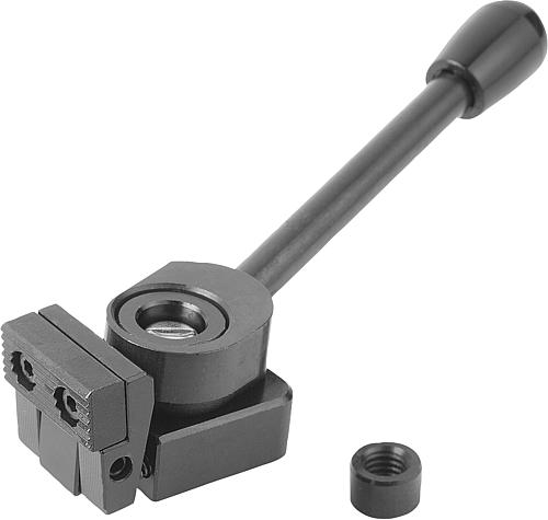 Niederzugspanner rechts A=38,5 25x25, Form: A Stahl - K0035.006005 - erhältlich bei ♡ HUG Technik ✓