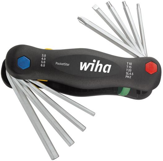 Wiha® Klapphalter 351 PG9X 9-teilig gemischt - direkt von HUG Technik ✓