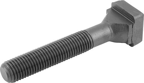 Schraube für T-Nut M12X100 L=160 Vergütungsstahl, DIN787, BT=12 - K0699.112160 - gibt’s bei ☆ HUG Technik ✓