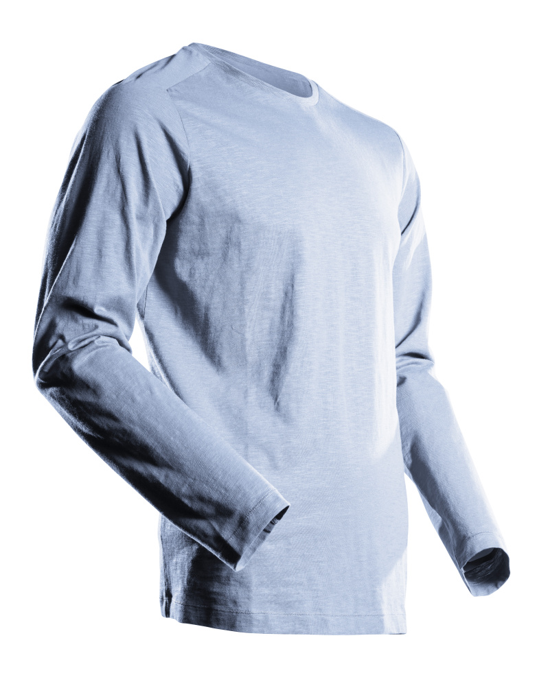 MASCOT® CUSTOMIZED T-Shirt, Langarm  Gr. 2XL, hell steinblau - gibt’s bei ☆ HUG Technik ✓