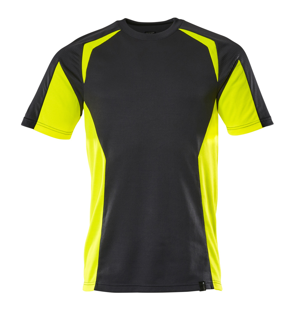 MASCOT® ACCELERATE SAFE T-Shirt  Gr. 2XL, schwarz/hi-vis gelb - bei HUG Technik ✭