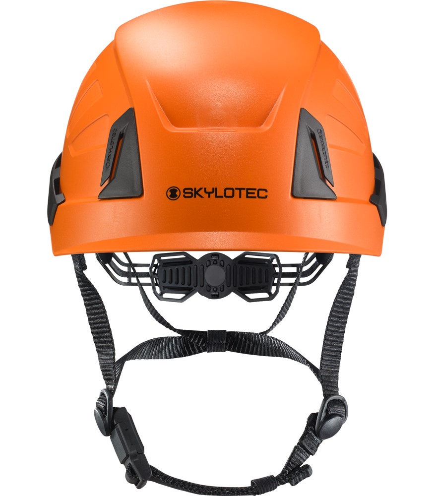 SKYLOTEC INCEPTOR GRX Industrieschutz- und Bergsteigerhelm orange Vorderansicht