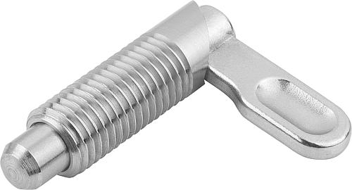 Sperrriegel M10, Form: A Edelstahl, D=4 - K0637.1040410 - bei HUG Technik ♡