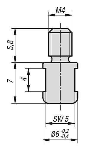 Spannstift Stahl - K1069.6 - bei HUG Technik ✓