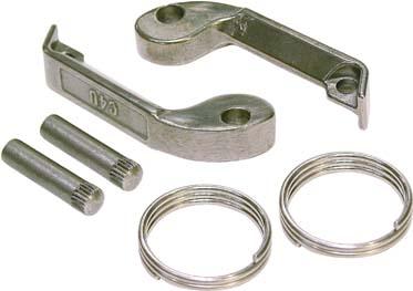 Ersatzteilset für Kamlok-Kupplung 1/2-3/4 Zoll, 2H, Stift und Ring - gibt’s bei ☆ HUG Technik ✓