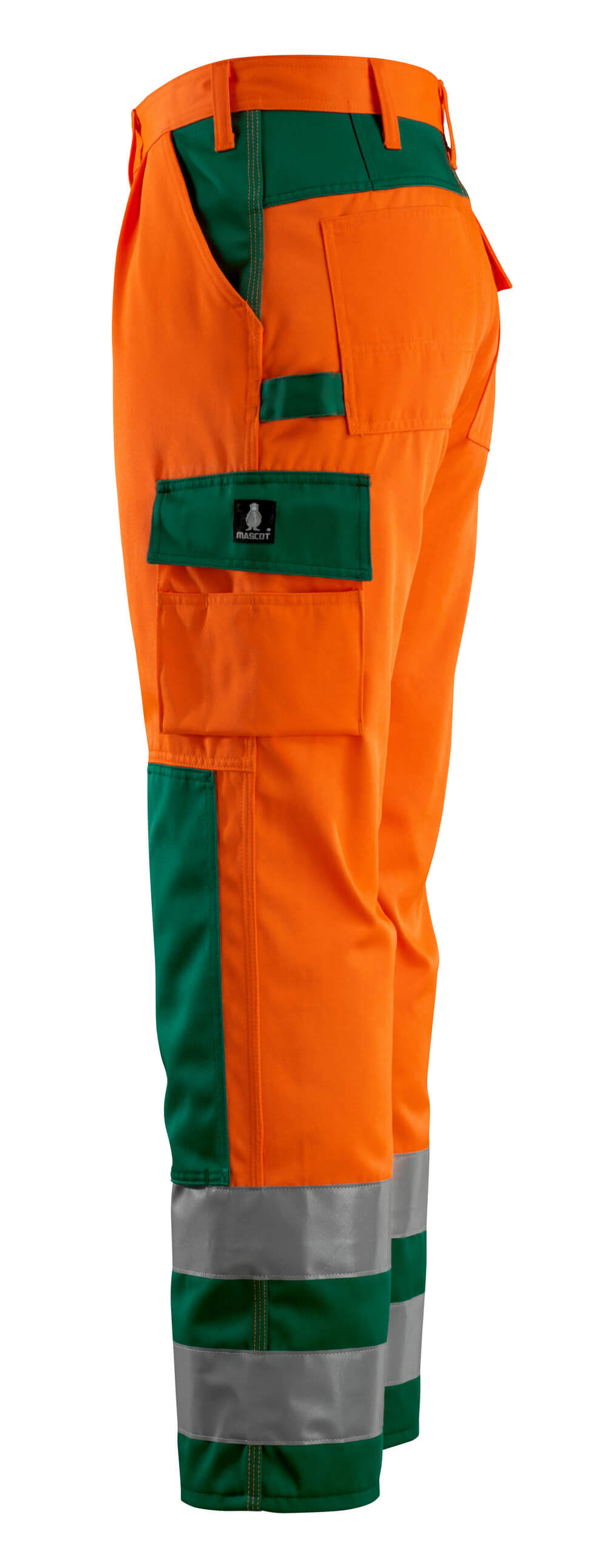 MASCOT® SAFE COMPETE Hose mit Knietaschen »Olinda« Gr. 76/C44, hi-vis orange/grün - bekommst Du bei ★ HUG Technik ✓