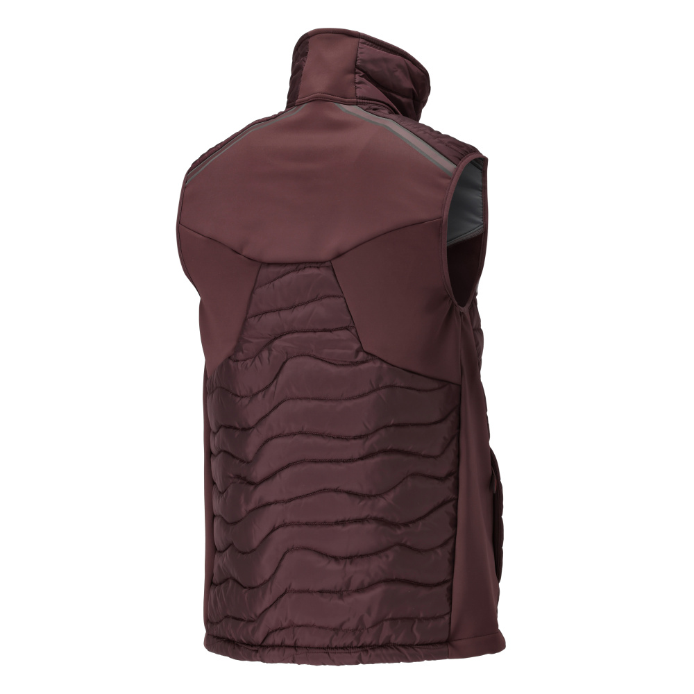 MASCOT® CUSTOMIZED Thermoweste  Gr. 2XL, bordeaux - direkt von HUG Technik ✓