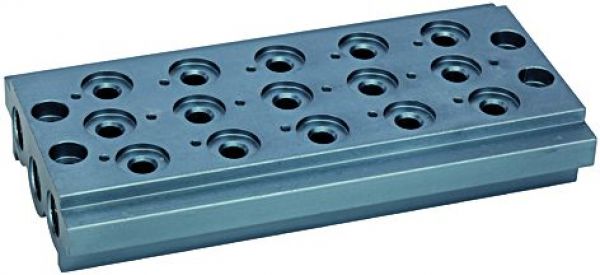 Mehrfach-Grundplatte, 5 Ventilpositionen, G 1/4 - bei HUG Technik ✭