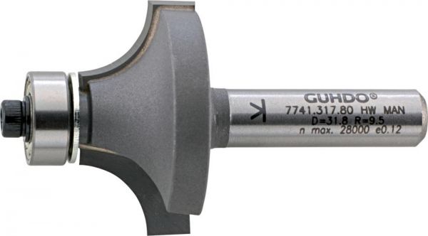 Guhdo HW-Abrundfräser Z2 S8 D16,7 R2 - direkt bei HUG Technik ✓ Guhdo HW-Abrundfräser Z2 S8 D16,7 R2 - direkt bei HUG Technik ✓