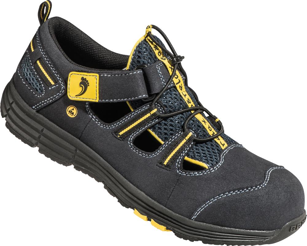 BAAK® Sicherheitssandale Rene2 72112, S1P SRC ESD, dunkelblau-gelb - bei HUG Technik ✭
