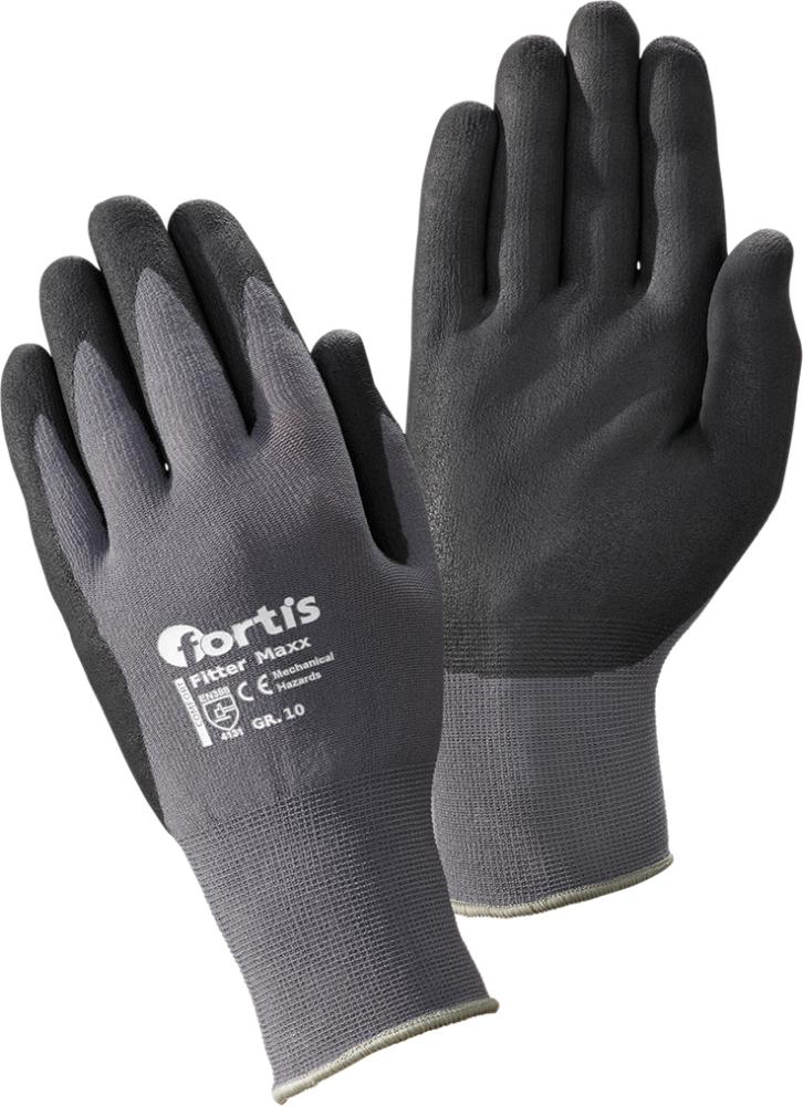 FORTIS Strickhandschuh »Fitter Maxx«, »Fitter Maxx« Plus, grau-schwarz - bekommst Du bei ★ HUG Technik ✓