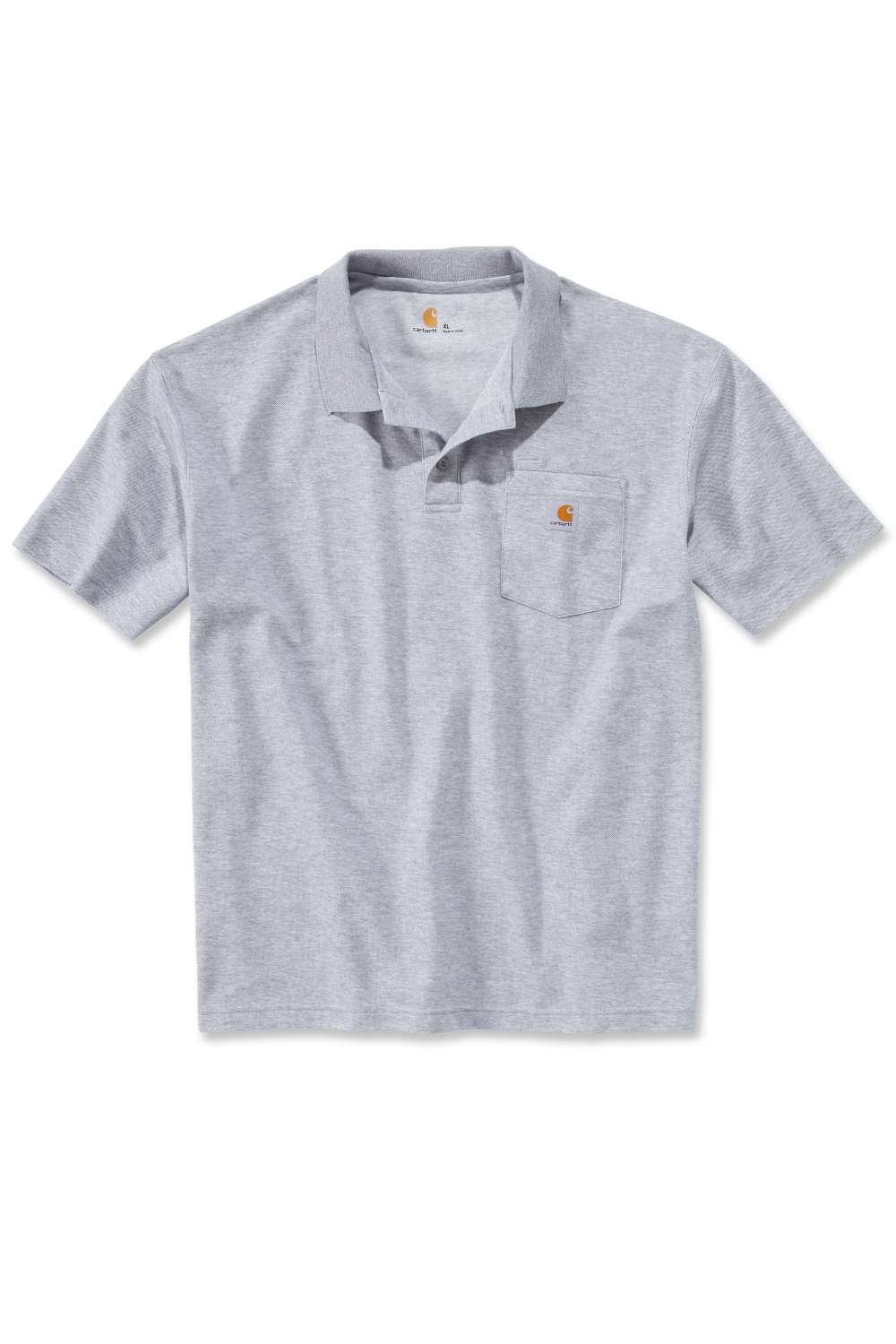 carhartt® Herren Poloshirt »WORK POCKET POLO S/S« Flach  - erhältlich bei ♡ HUG Technik ✓