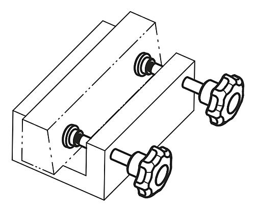 Druckspindel M06 L=53,8 Thermoplast, Komp: Stahl Gewindestift L1= L-3,8 mm - K0394.06053 - bei HUG Technik ✭