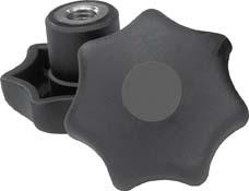 Sterngriff schwarz M 8 40 mm - K0155.208 - direkt bei HUG Technik ✓